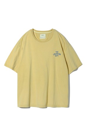 [BEBUMS] Liberation Washed T-Shirt (Mustard)