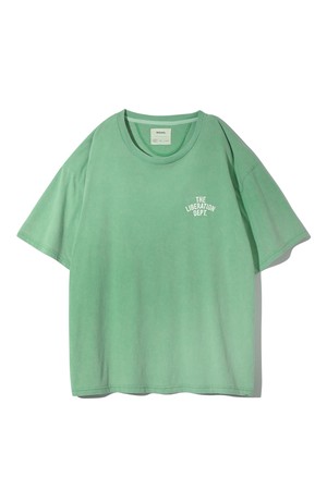 [BEBUMS] Liberation Washed T-Shirt (Light Green)