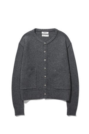 [BEBUMS] CCashmere Vintage Cardigan (Gray)