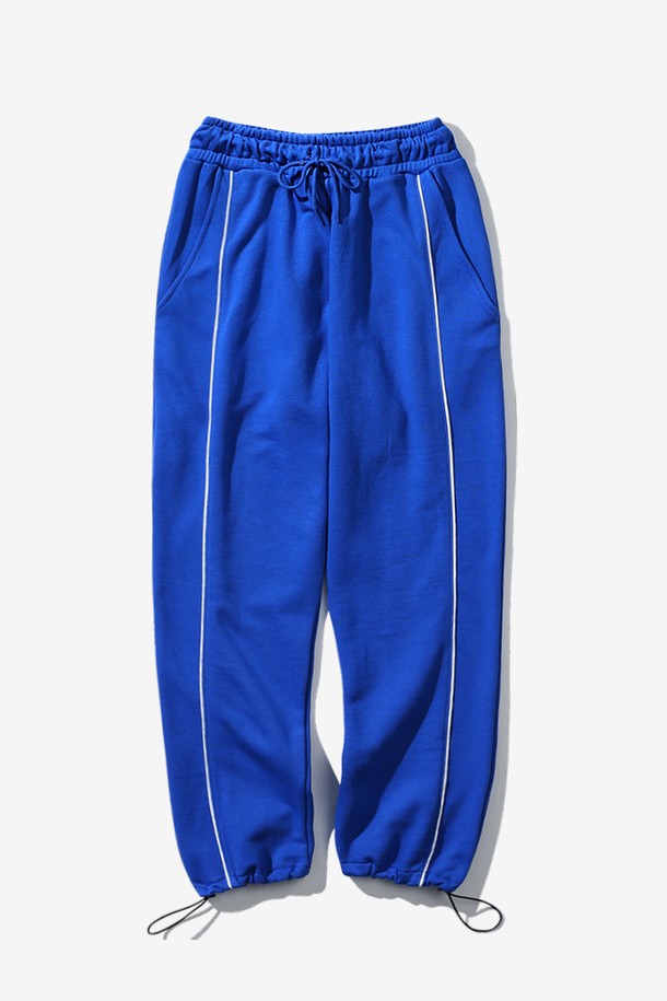 BEBUMS - 캐주얼팬츠 - [BEBUMS] Vintage Line Sweat pant (Deep-blue)