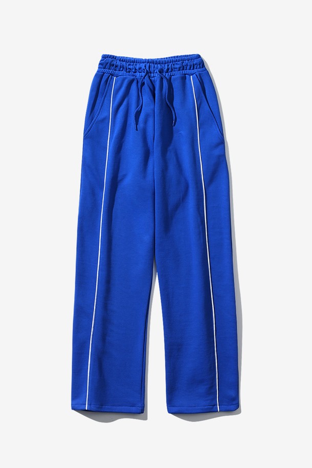 BEBUMS - 캐주얼팬츠 - [BEBUMS] Vintage Line Sweat pant (Deep-blue)