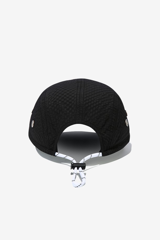 BEBUMS - 모자 - [BEBUMS] Seersucker Running Cap (Black)