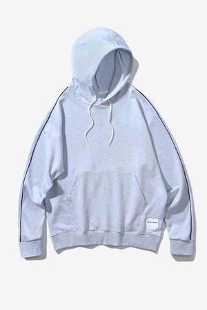 [BEBUMS] Vintage Line Hoodie (Melange White)