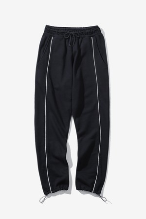 [BEBUMS] Vintage Line Sweat pant (Black)