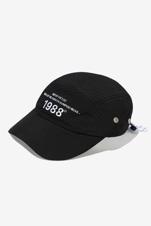 [BEBUMS] Seersucker Running Cap (Black)