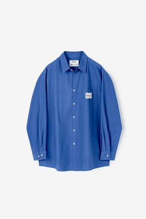 Aged Comfort Fabric Shirt (Dusty Blue)