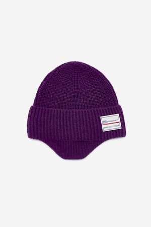 Wool Covered Beanie (Purple)