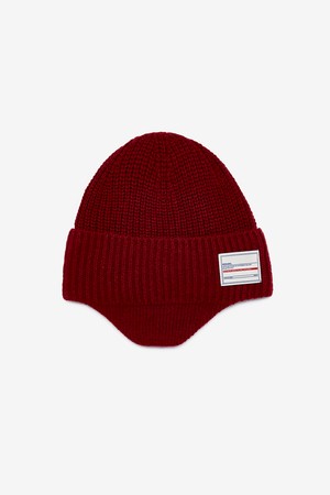 Wool Covered Beanie (Merlot)
