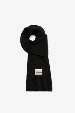 Essential Cashmere Muffler (Soft Black)