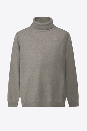 레귤러핏 멜란지 터틀넥 니트 GFBNT820