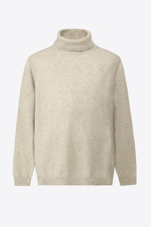 레귤러핏 멜란지 터틀넥 니트 GFBNT820