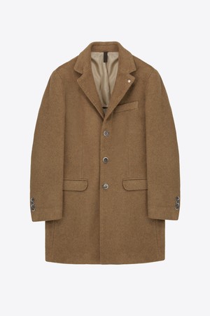 카멜 브라운 클래식 코트 GFICT617