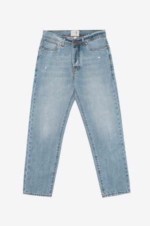 레귤러핏 워싱 데미지 진 HSIJN404