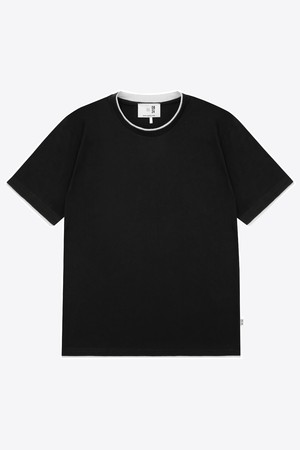 레이어드 크루넥 반팔 티셔츠 HSITS266