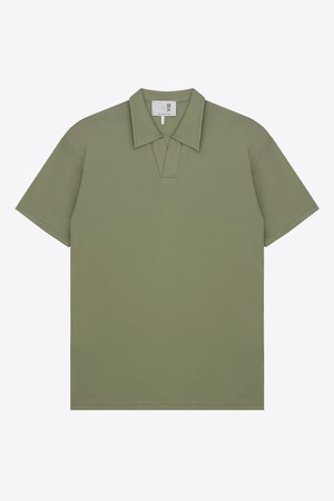 오픈 카라 반팔 티셔츠 HSITS265