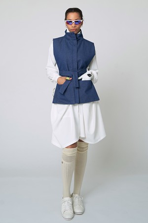 AW22VT04 I-벨티드 G 베스트_인디고 블루