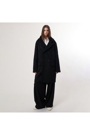 AU52CT01_더블 후드코트_블랙