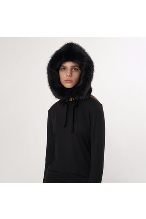 AW52AC04_퍼 바라클라바_블랙