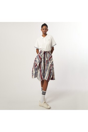 AW61PT07_크링클 체크 테크플레어 팬츠_네이비