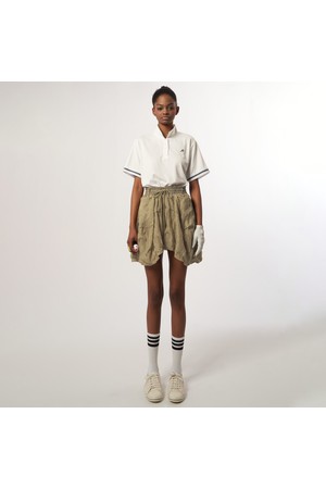 AW61PS02_더블 도트 볼륨 G 쇼츠_다크베이지