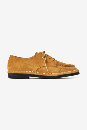 [NEUTE] 30mm Taylor Suede Moc-toe Derby (Beige)