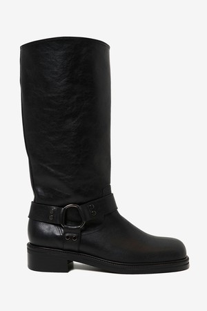 [NEUTE] 45mm Trinity Motocycle Long Boots (BLACK)