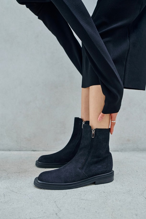 NEUTE - 부츠/워커 - 30mm Dylan Side zip Ankle Boots (2 COLORS)