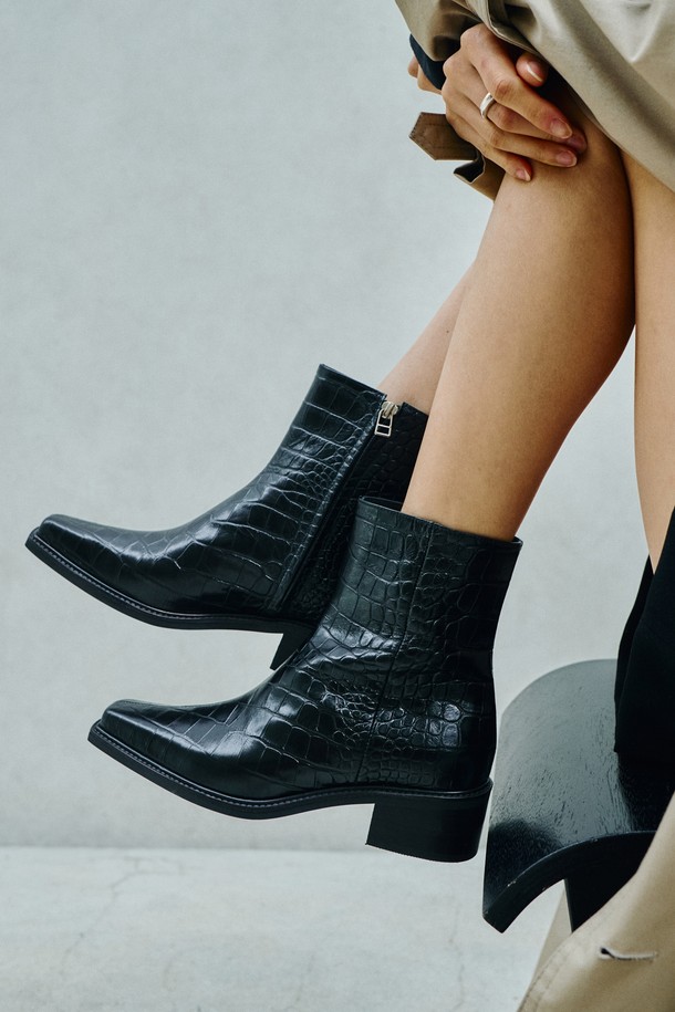 NEUTE - 부츠/워커 - 50mm Dakota Zipper Ankle Boots (3 COLORS)