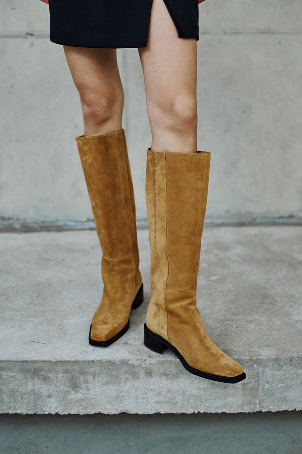 NEUTE - 부츠/워커 - 50mm Dakota Strip Long Boots (2 COLORS)