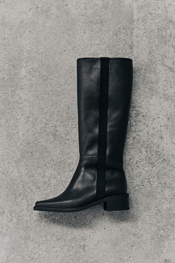 NEUTE - 부츠/워커 - 50mm Dakota Strip Long Boots (2 COLORS)