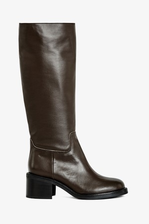 60mm Belluci Riding Long Boots (Brown)