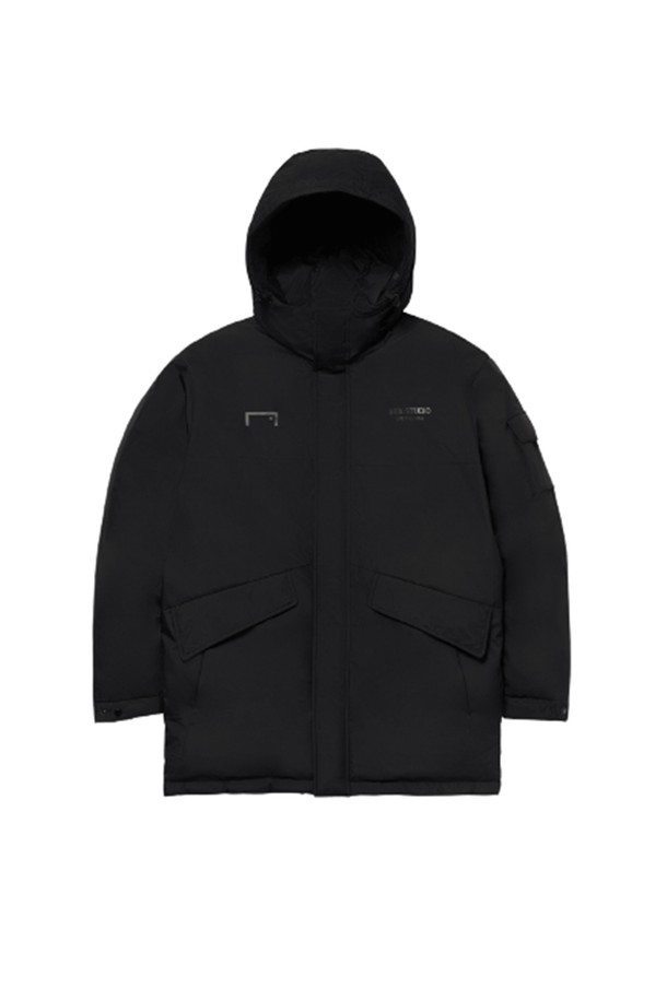 GOALSTUDIO - 다운/패딩 - UTILITY DOWN PARKA - BLACK/DARK GREY