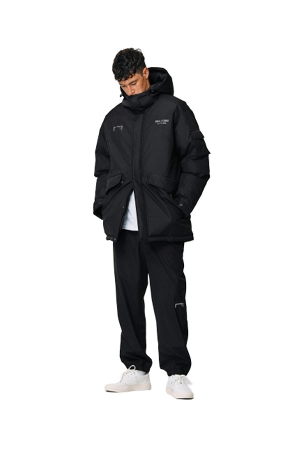 GOALSTUDIO - 다운/패딩 - UTILITY DOWN PARKA - BLACK/DARK GREY