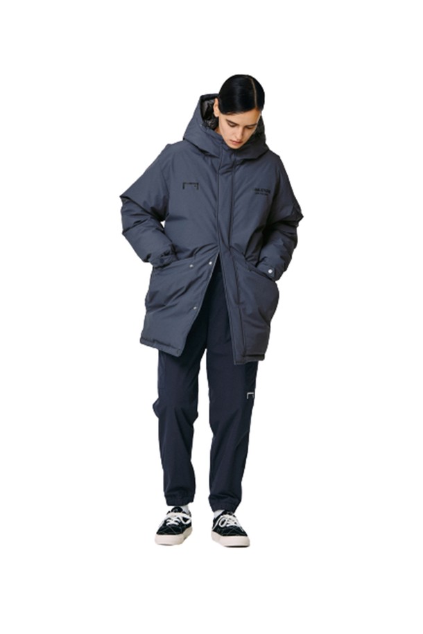 GOALSTUDIO - 다운/패딩 - UTILITY DOWN PARKA - BLACK/DARK GREY