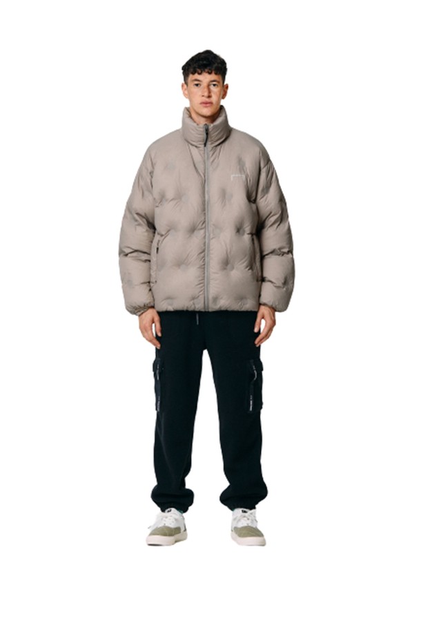 GOALSTUDIO - 다운/패딩 - EMBO REVERSIBLE DOWN JACKET - BLACK/BEIGE/LIGHT GREEN