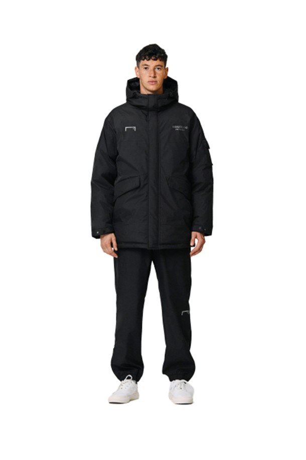 GOALSTUDIO - 다운/패딩 - UTILITY DOWN PARKA - BLACK/DARK GREY