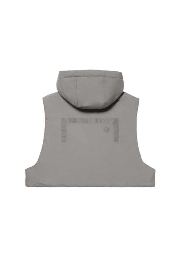 GOALSTUDIO - 다운/패딩 - 3IN1 PADDING VEST/JACKET SET - BEIGE/DARK GREY