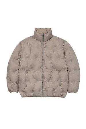 EMBO REVERSIBLE DOWN JACKET - BLACK/BEIGE/LIGHT GREEN