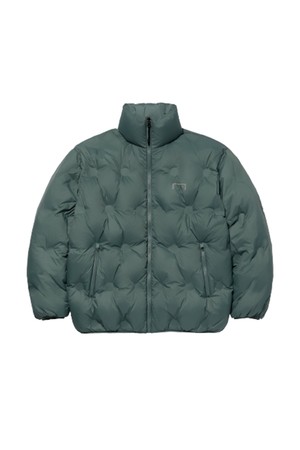 EMBO REVERSIBLE DOWN JACKET - BLACK/BEIGE/LIGHT GREEN