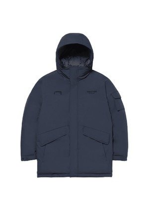 UTILITY DOWN PARKA - BLACK/DARK GREY