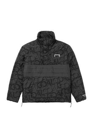 MONOGRAM PADDING ANORAK - CHARCOAL/WHITE