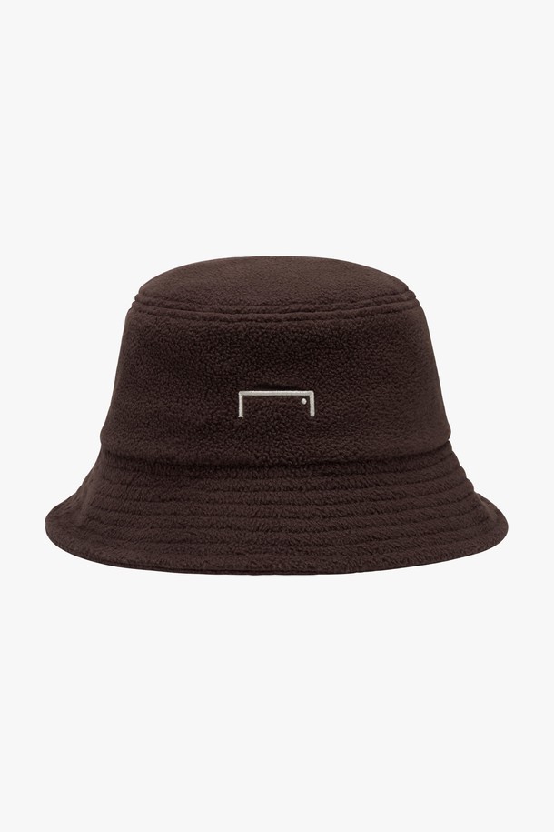 GOALSTUDIO - 모자 - ESSENTIAL MICRO FLEECE BUCKET HAT-BROWN