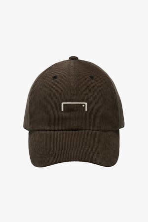 ESSENTIAL CORDUROY CAP-BROWN