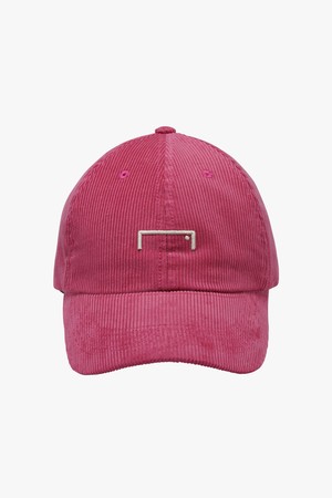 ESSENTIAL CORDUROY CAP-PINK