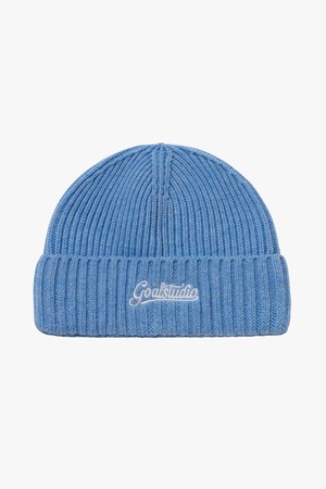 SCRIPT LOGO WOOL BEANIE-SKY BLUE