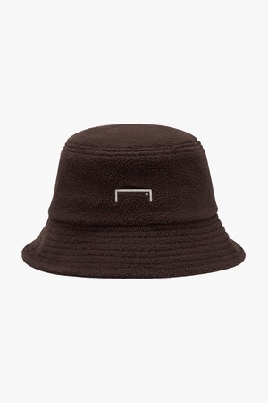 ESSENTIAL MICRO FLEECE BUCKET HAT-BROWN