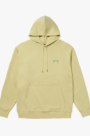 ESSENTIAL BIG LOGO PAINTED HOODIE-LIGHT YELLOW