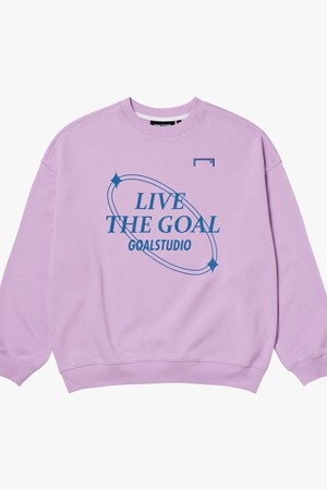 OVER FIT LIVE THE GOAL SWEAT-LIGHT PURPLE