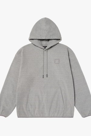 ESSENTIAL MICRO FLEECE HOODIE-MELANGE GREY