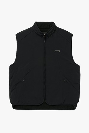 TASLAN HIGH NECK PADDING VEST -BLACK